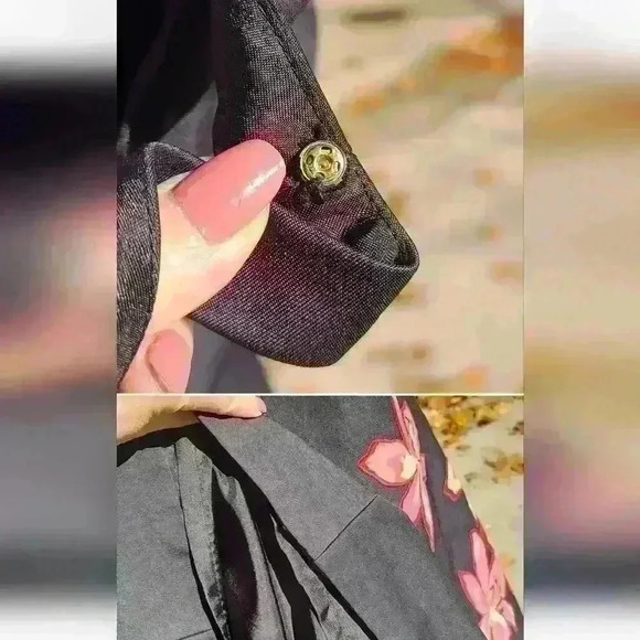 NWOT Kate Spade new without tag Black Tiger Lily Applique Fit & Flare Dress sz 4 - Picture 15 of 15